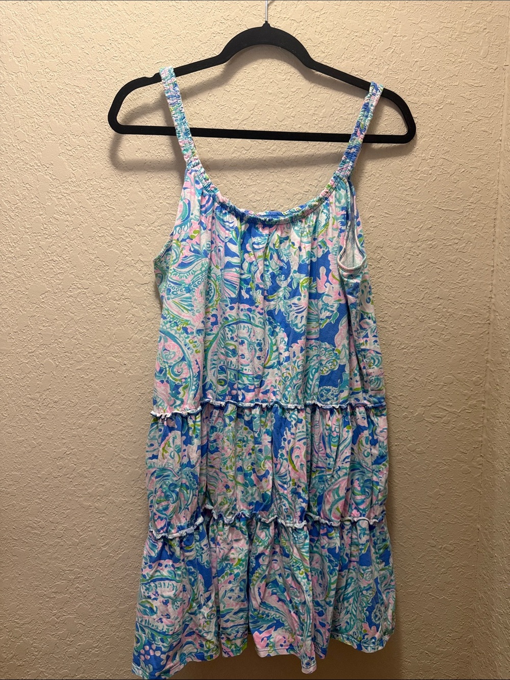Lilly Pulitzer Floral Paisley Tiered Sundress